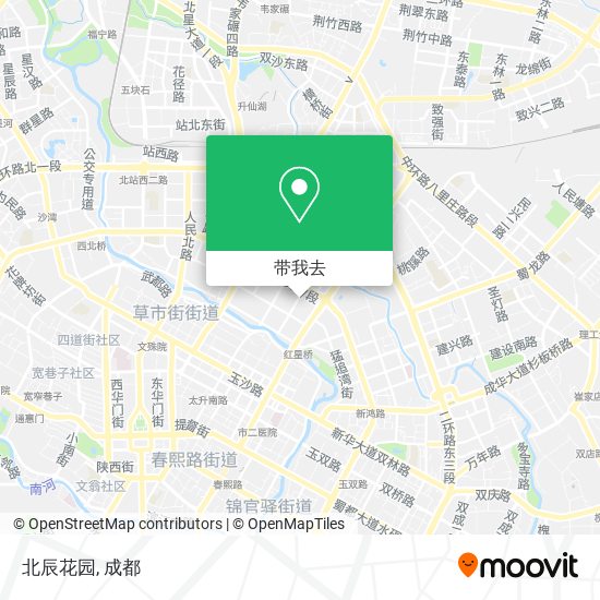北辰花园地图