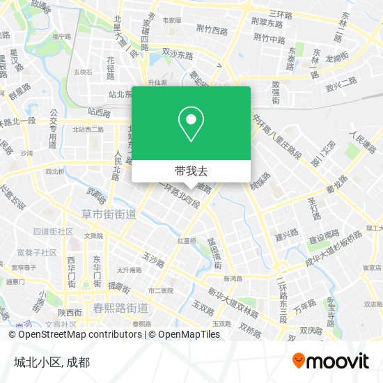 城北小区地图
