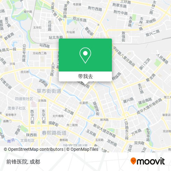 前锋医院地图