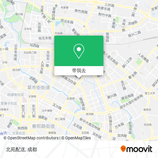 北苑配送地图