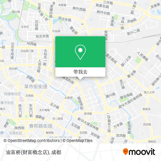 渝富桥(财富概念店)地图