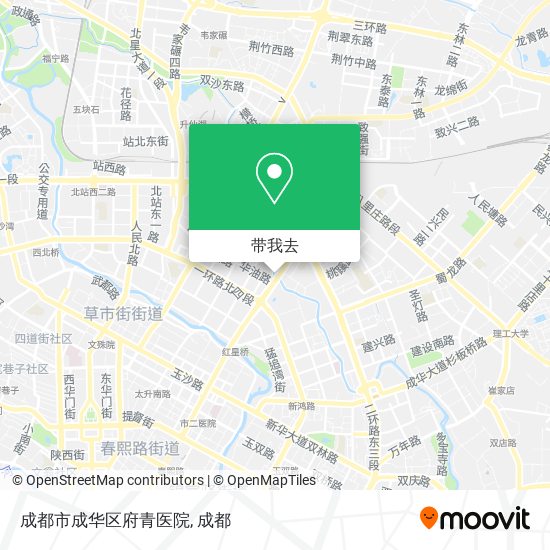 成都市成华区府青医院地图