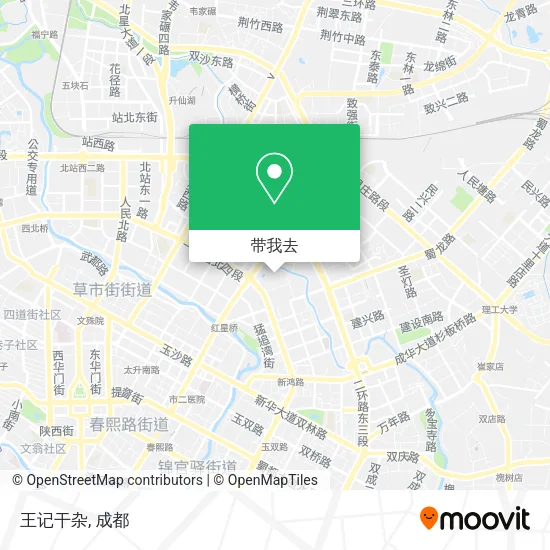 王记干杂地图