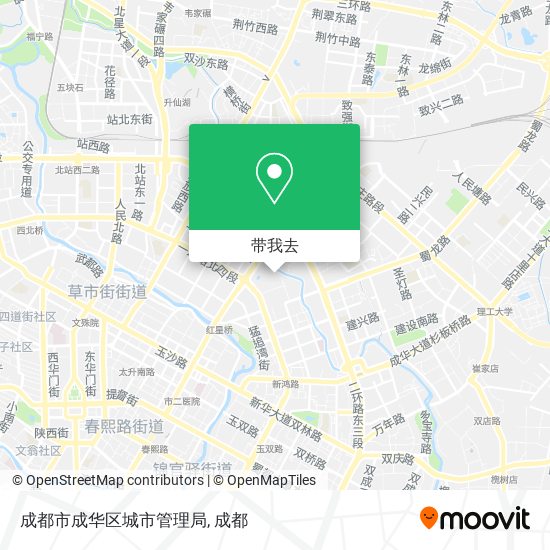 成都市成华区城市管理局地图