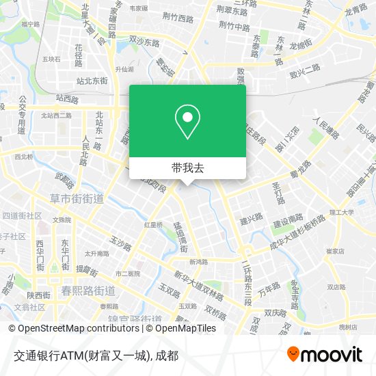 交通银行ATM(财富又一城)地图