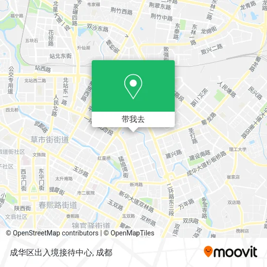 成华区出入境接待中心地图