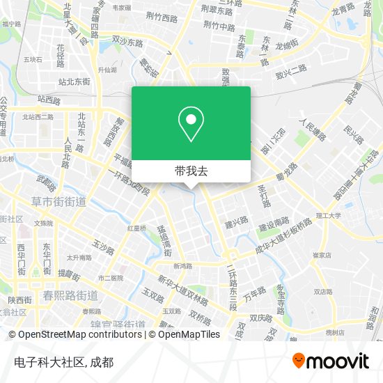 电子科大社区地图