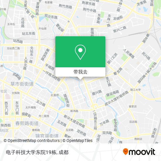 电子科技大学东院19栋地图
