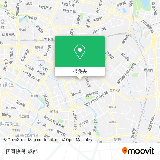 四哥快餐地图