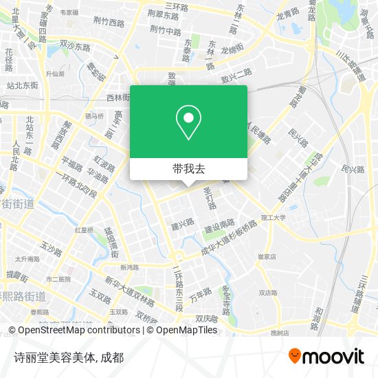 诗丽堂美容美体地图
