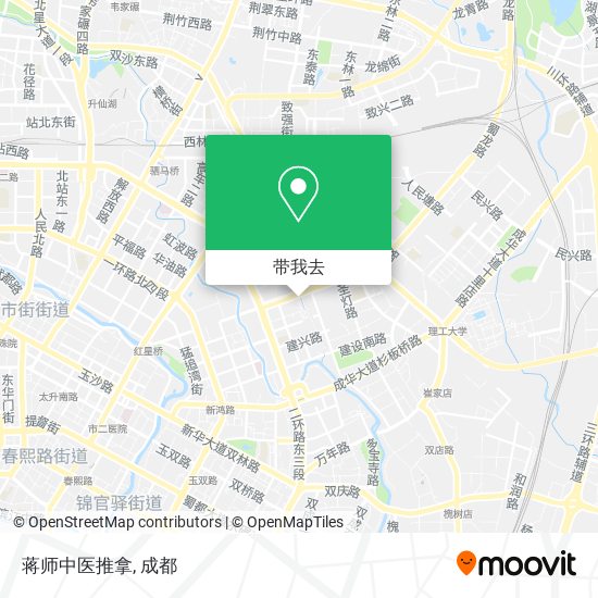 蒋师中医推拿地图