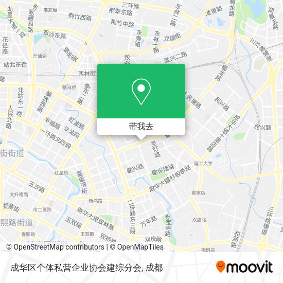 成华区个体私营企业协会建综分会地图