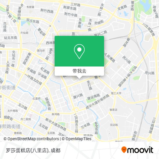 罗莎蛋糕店(八里店)地图