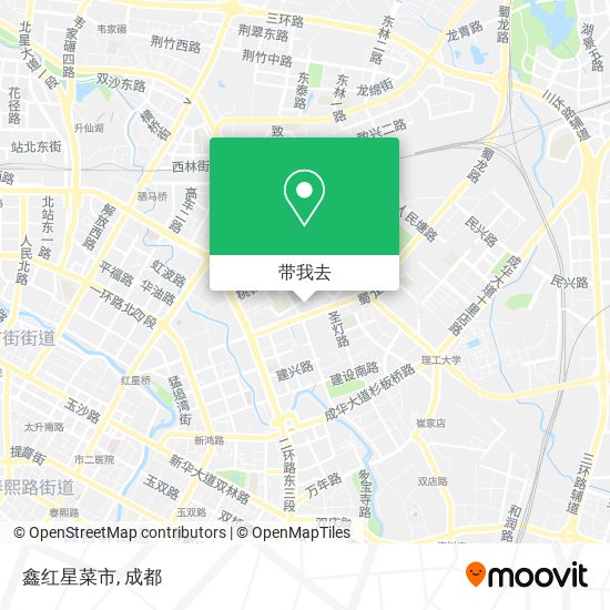 鑫红星菜市地图