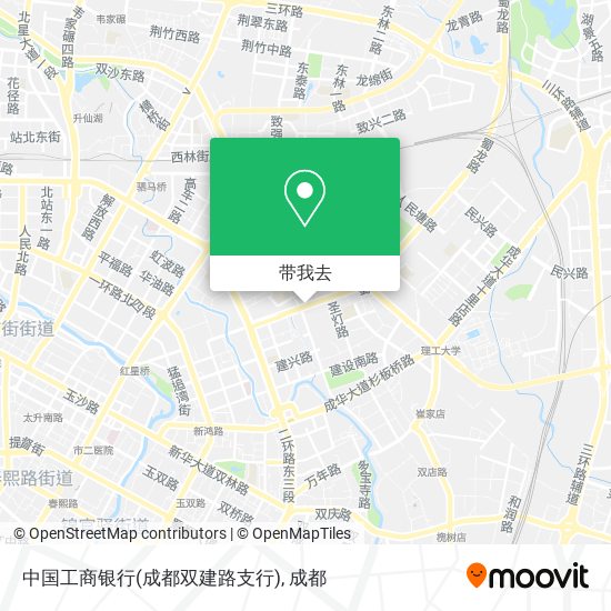 中国工商银行(成都双建路支行)地图