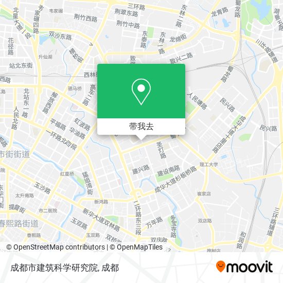 成都市建筑科学研究院地图