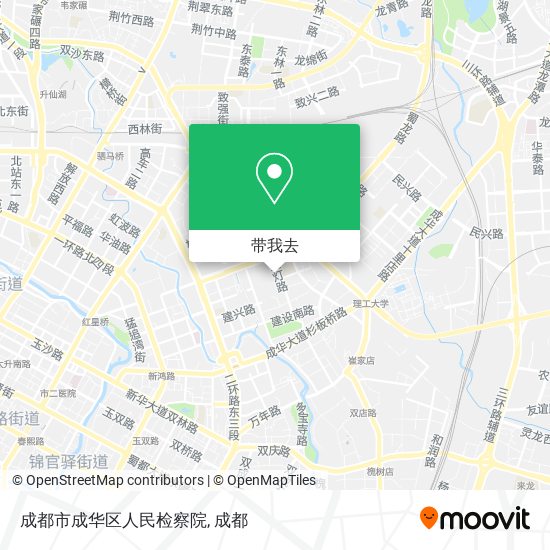 成都市成华区人民检察院地图