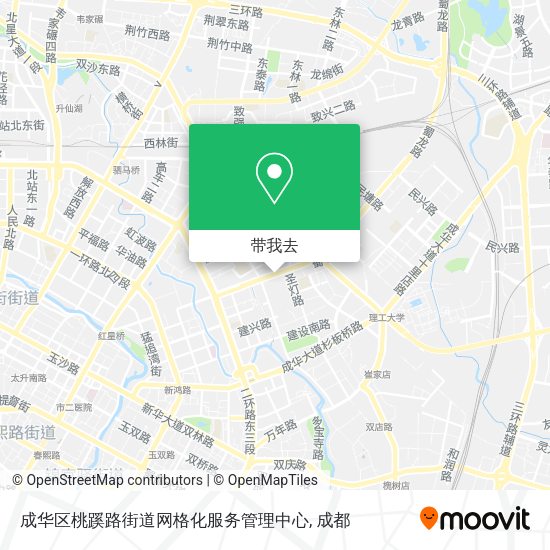 成华区桃蹊路街道网格化服务管理中心地图