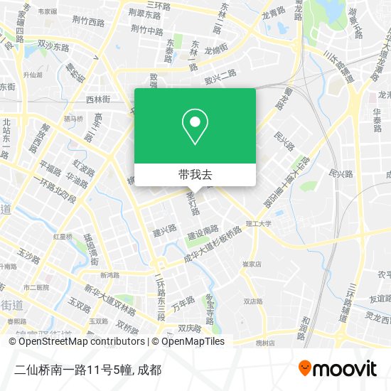 二仙桥南一路11号5幢地图