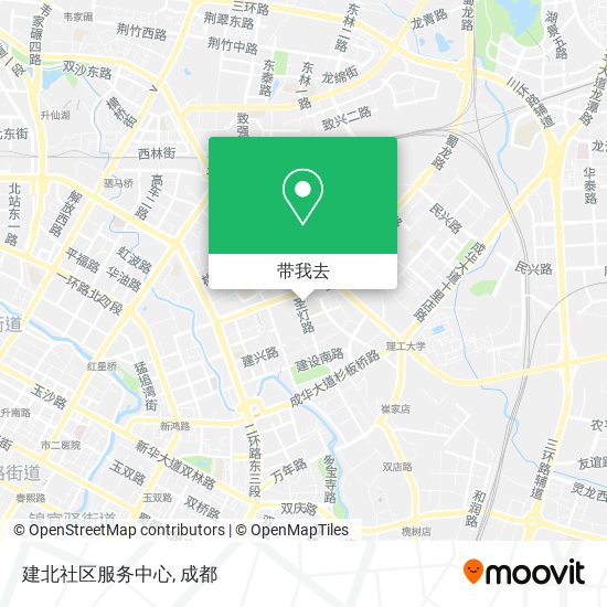 建北社区服务中心地图