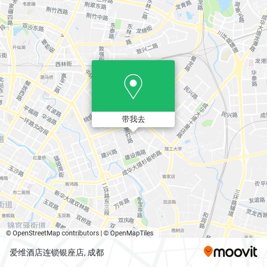 爱维酒店连锁银座店地图
