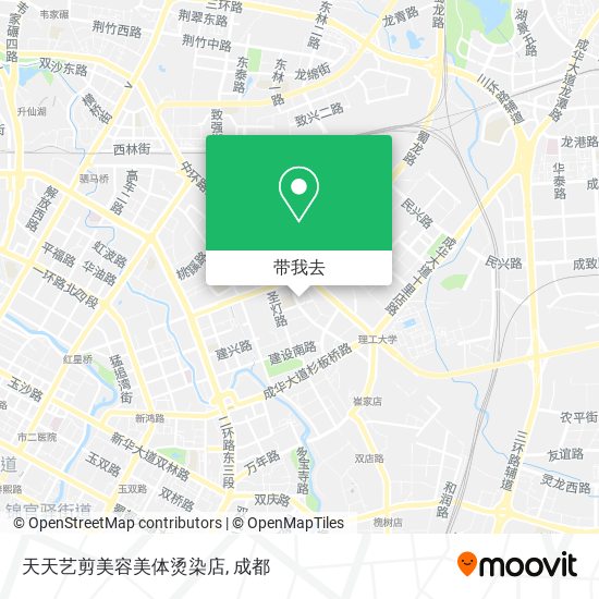 天天艺剪美容美体烫染店地图