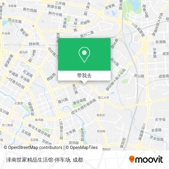 泽南世家精品生活馆-停车场地图