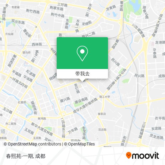春熙苑-一期地图