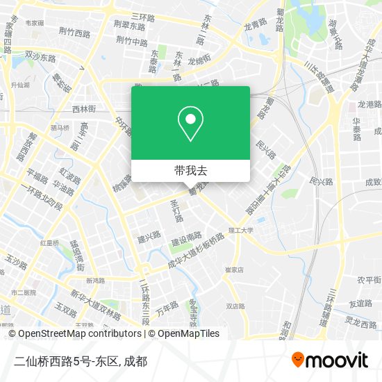 二仙桥西路5号-东区地图