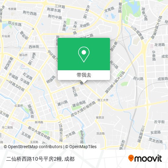 二仙桥西路10号平房2幢地图