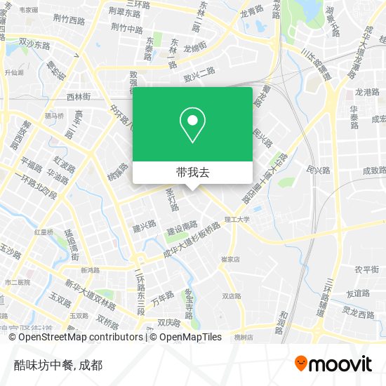 酷味坊中餐地图