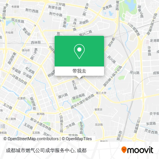 成都城市燃气公司成华服务中心地图