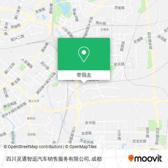 四川灵通智远汽车销售服务有限公司地图