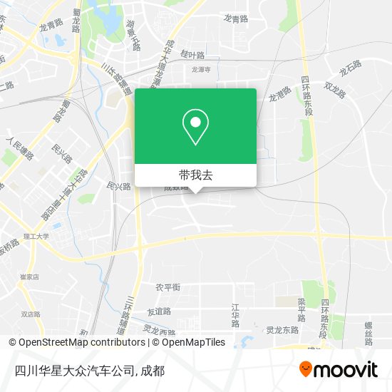 四川华星大众汽车公司地图