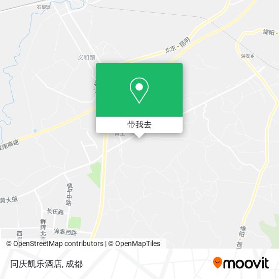 同庆凱乐酒店地图
