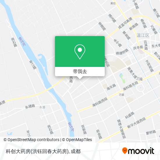 科创大药房(洪钰回春大药房)地图
