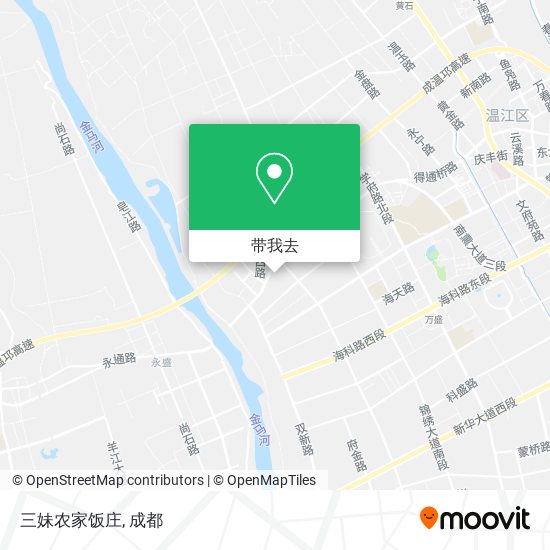 三妹农家饭庄地图
