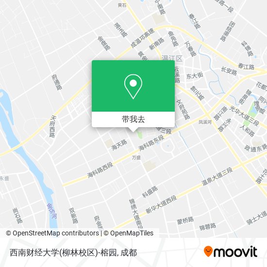 西南财经大学(柳林校区)-榕园地图