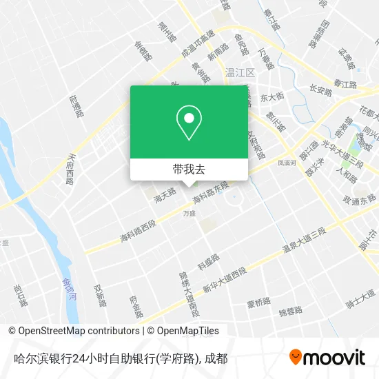 哈尔滨银行24小时自助银行(学府路)地图