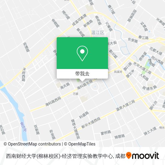西南财经大学(柳林校区)-经济管理实验教学中心地图
