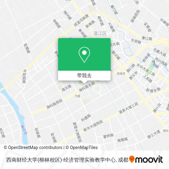 西南财经大学(柳林校区)-经济管理实验教学中心地图