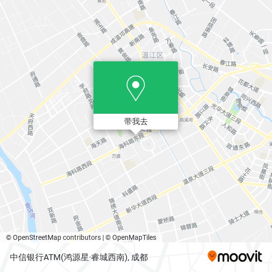 中信银行ATM(鸿源星·睿城西南)地图
