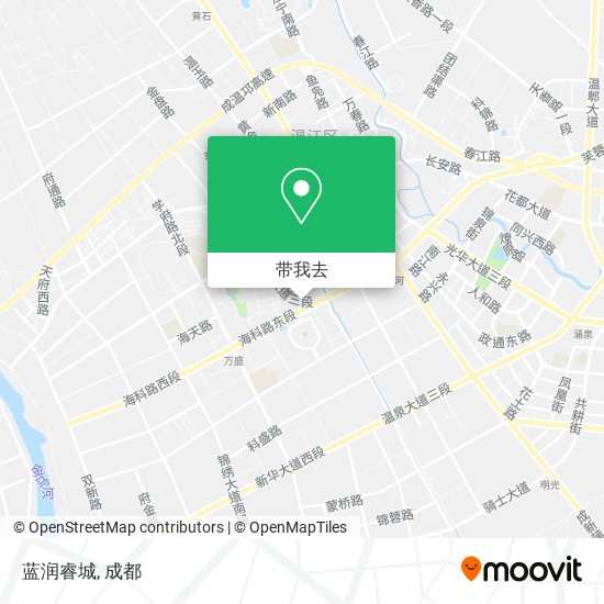 蓝润睿城地图