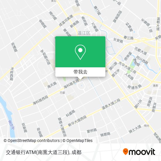 交通银行ATM(南熏大道三段)地图