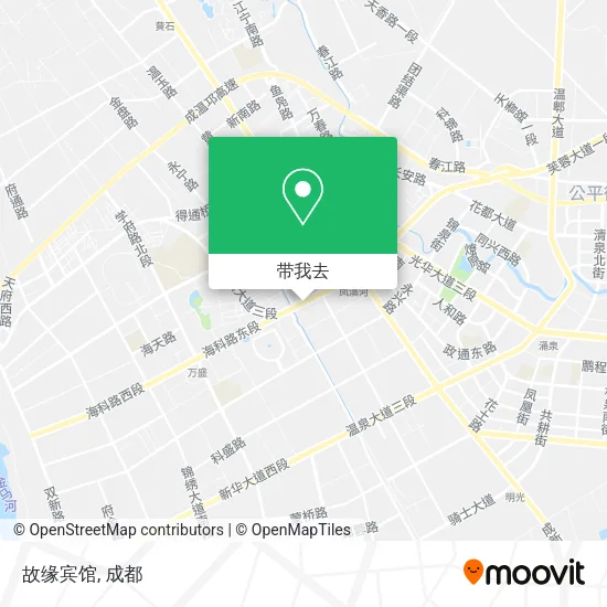 故缘宾馆地图