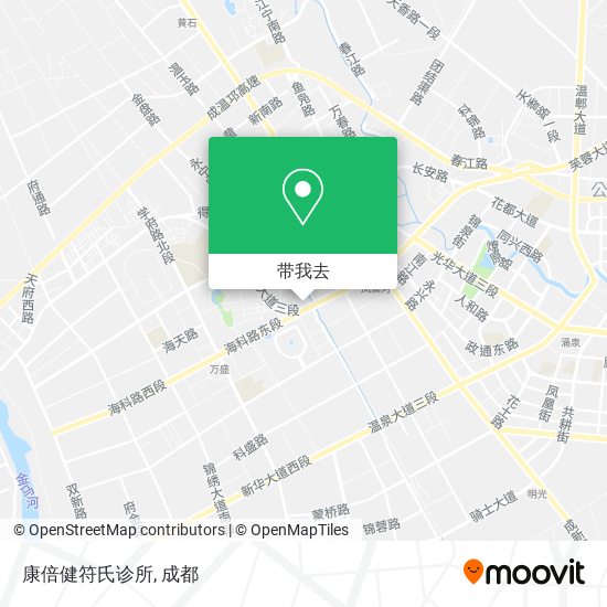 康倍健符氏诊所地图