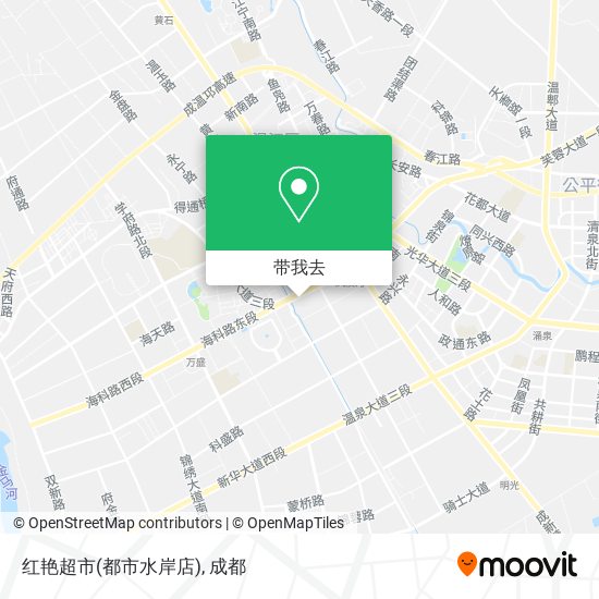 红艳超市(都市水岸店)地图