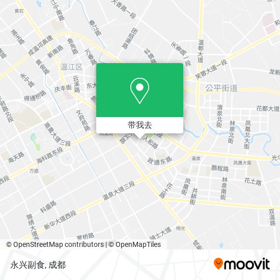 永兴副食地图