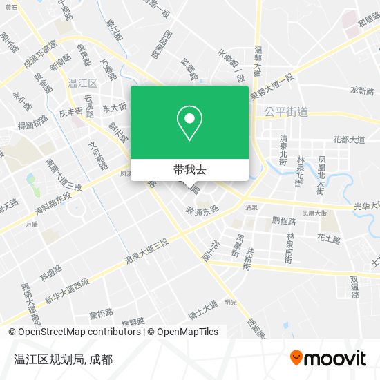 温江区规划局地图