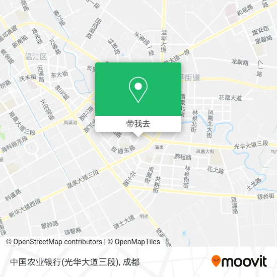中国农业银行(光华大道三段)地图